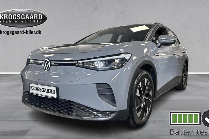 Grå VW ID.4 fra 2023 set udefra