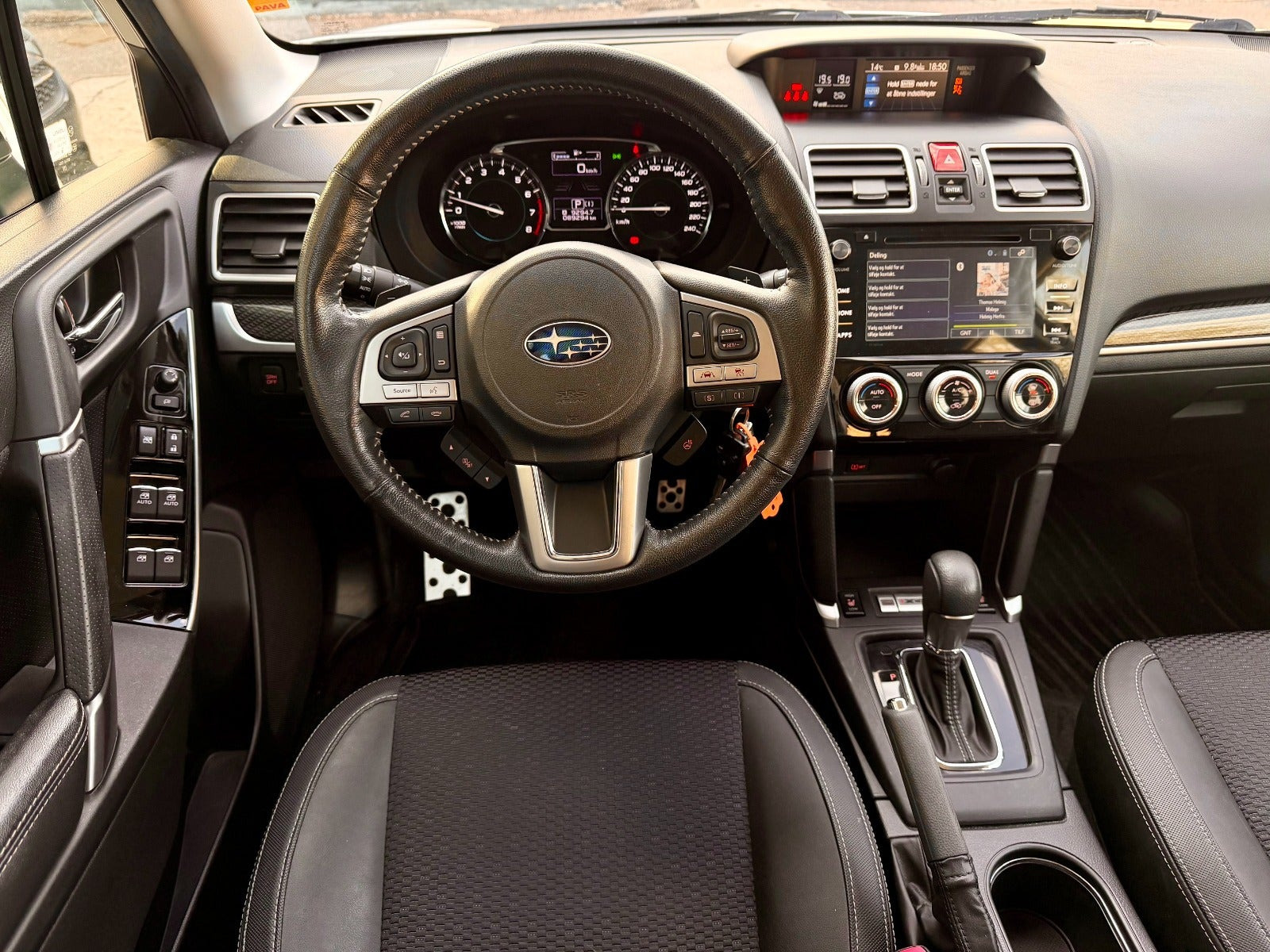 Hvid Subaru Forester fra 2019