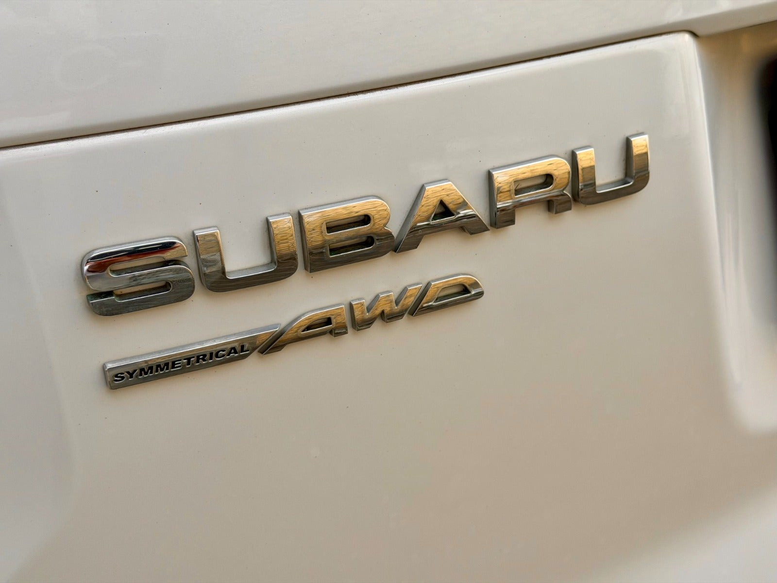 Hvid Subaru Forester fra 2019