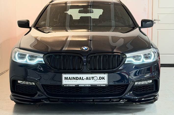 Sort BMW 520d fra 2018