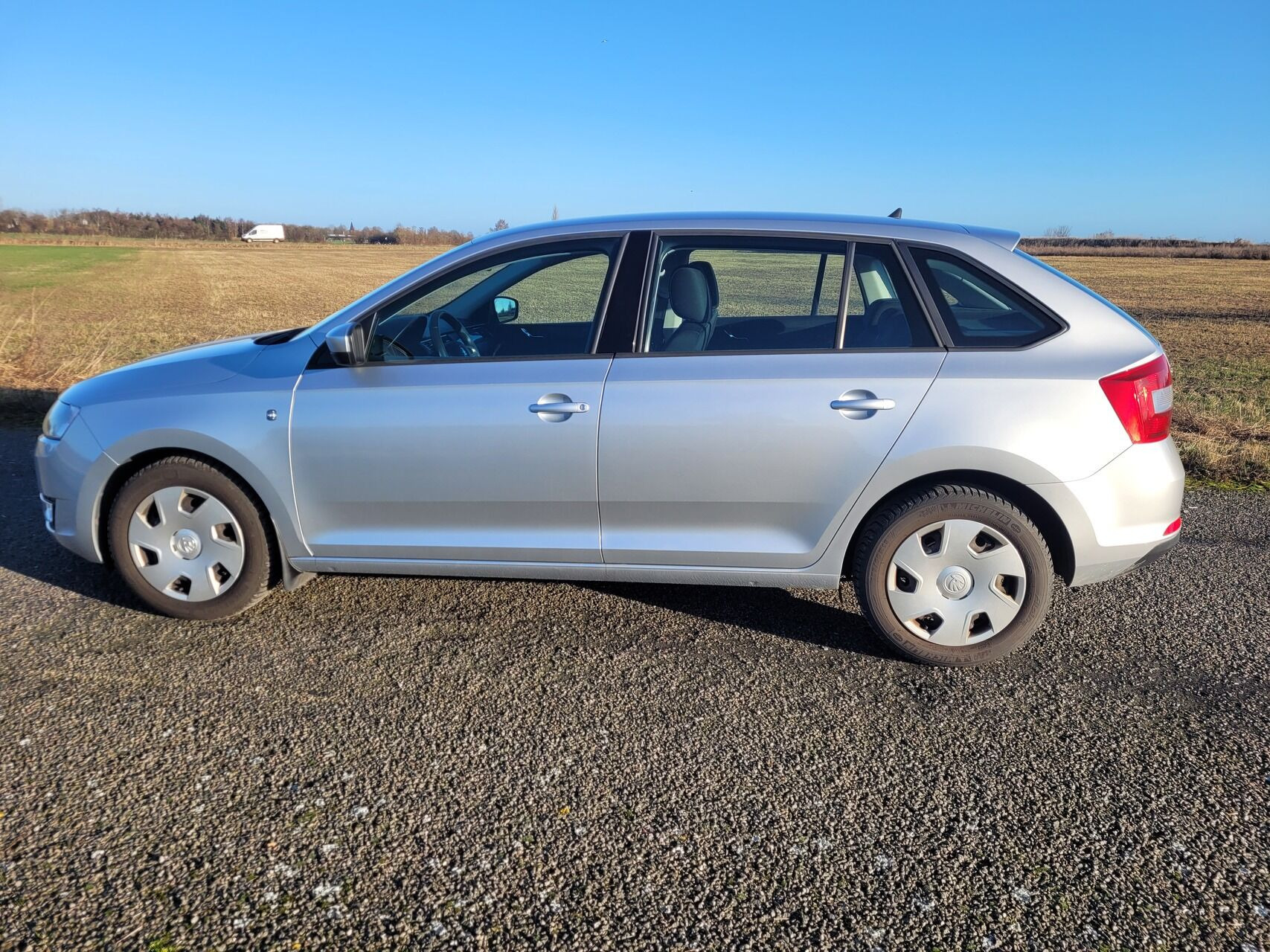 Sølv Skoda Rapid fra 2014