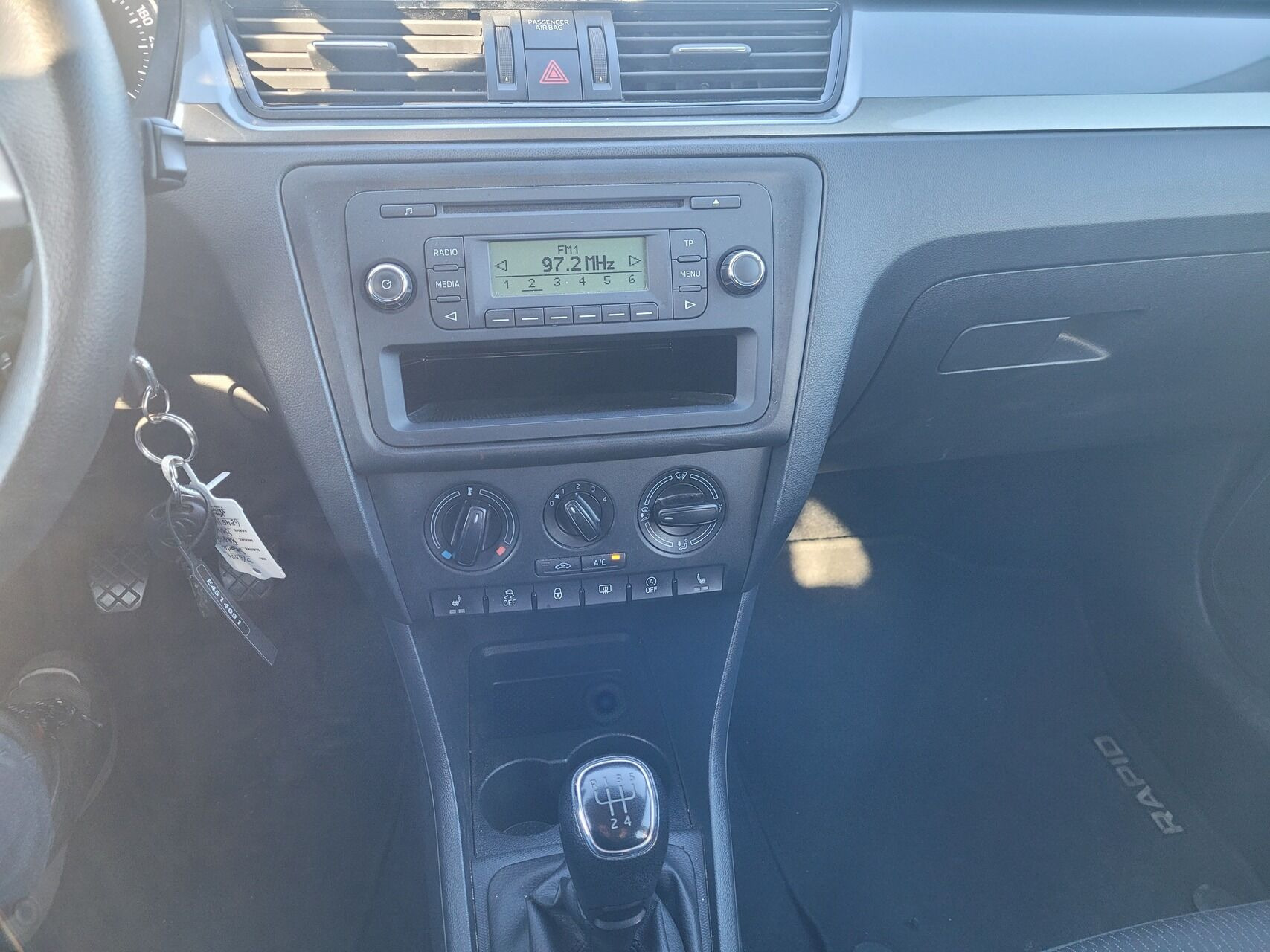 Sølv Skoda Rapid fra 2014