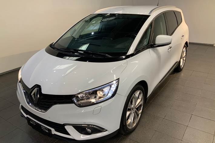 Hvid Renault Grand Scenic IV fra 2017 set udefra