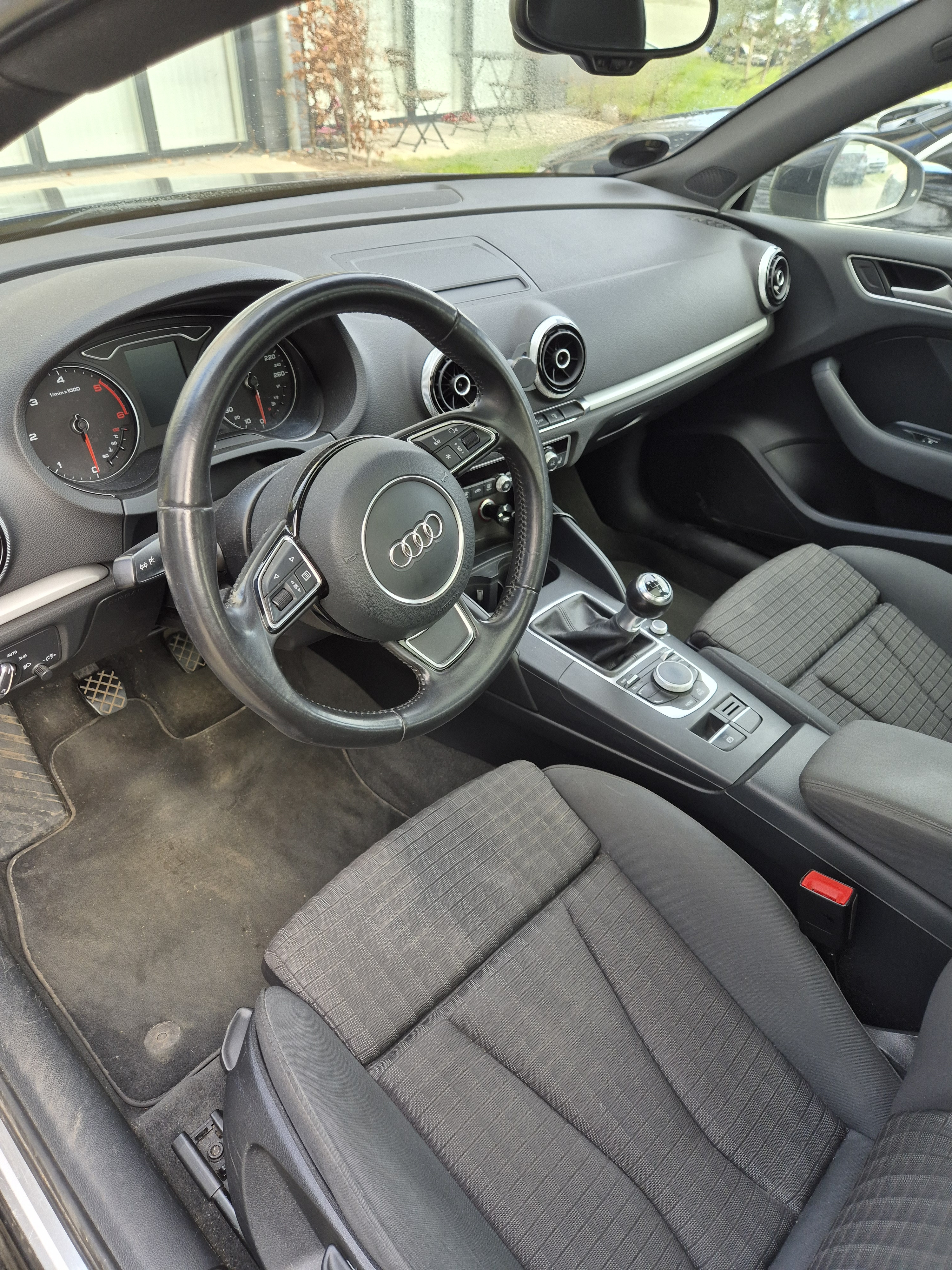 Sort Audi A3 Sportback fra 2013