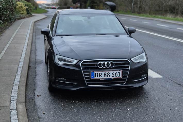 Sort Audi A3 Sportback fra 2013