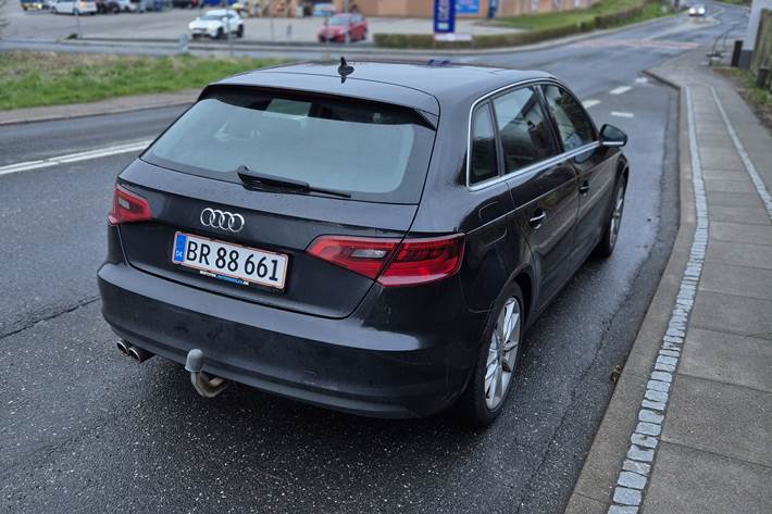 Sort Audi A3 Sportback fra 2013