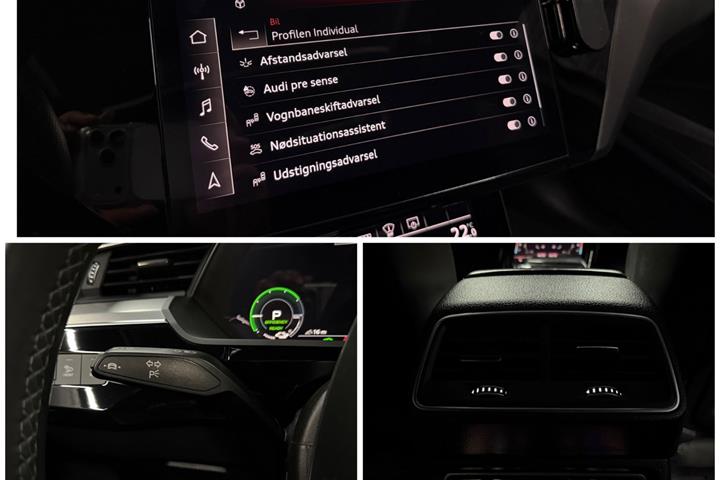Sølv Audi e-tron fra 2021