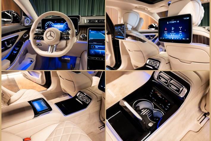 Sort Mercedes S580 e fra 2022