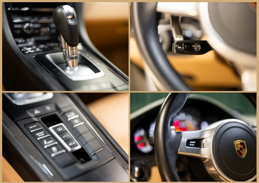 Hvid Porsche 911 Turbo S fra 2016