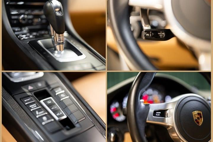Hvid Porsche 911 Turbo S fra 2016