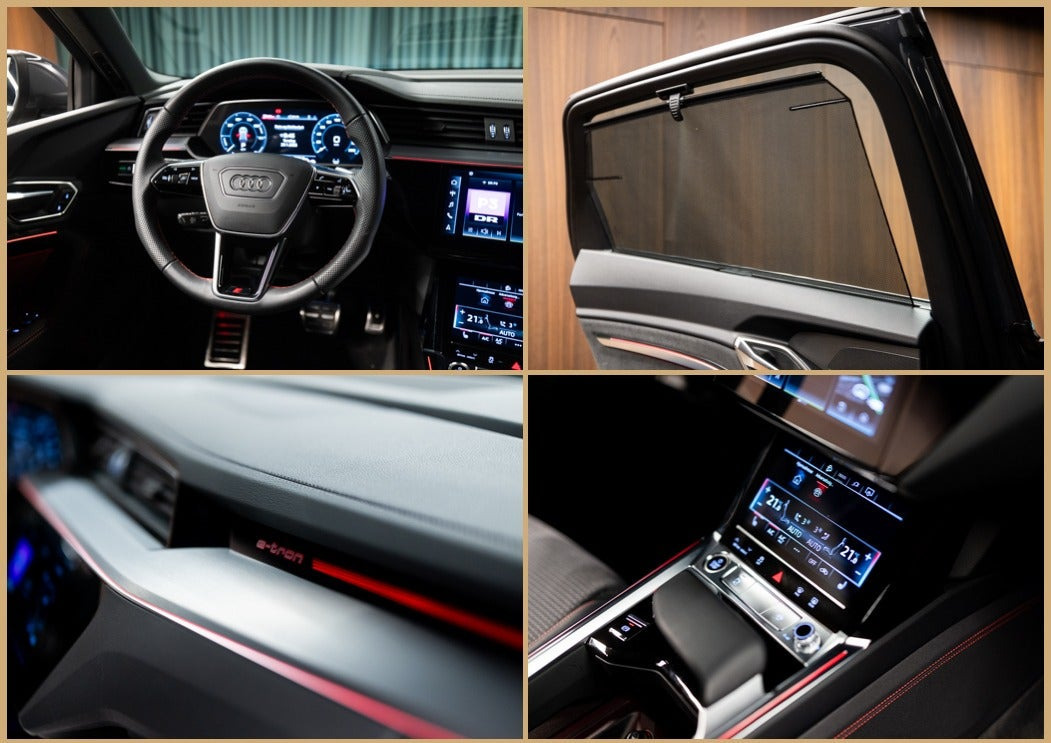 Grå Audi Q8 e-tron fra 2024