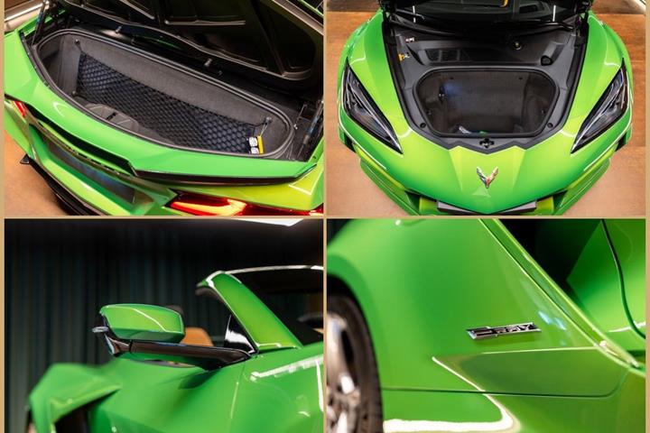 Grøn Chevrolet Corvette fra 2025