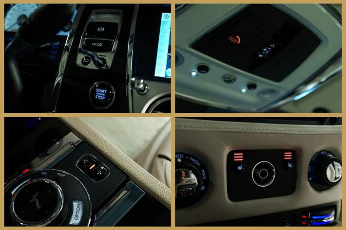 Sølv Rolls Royce Wraith fra 2016