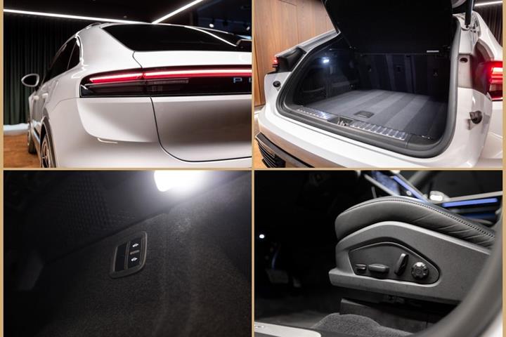 Sort Porsche Macan 4 fra 2024