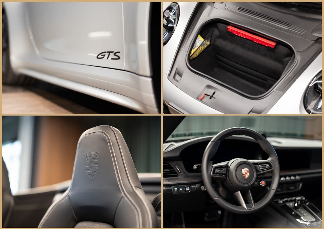 Grå Porsche 911 Carrera GTS fra 2025