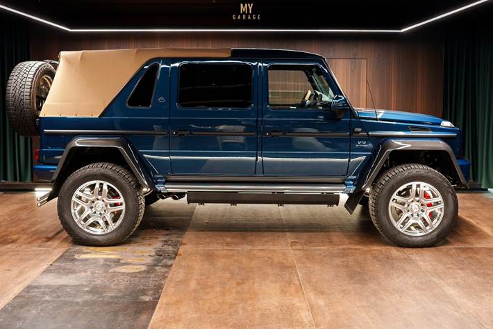 Blå Maybach G650 fra 2018