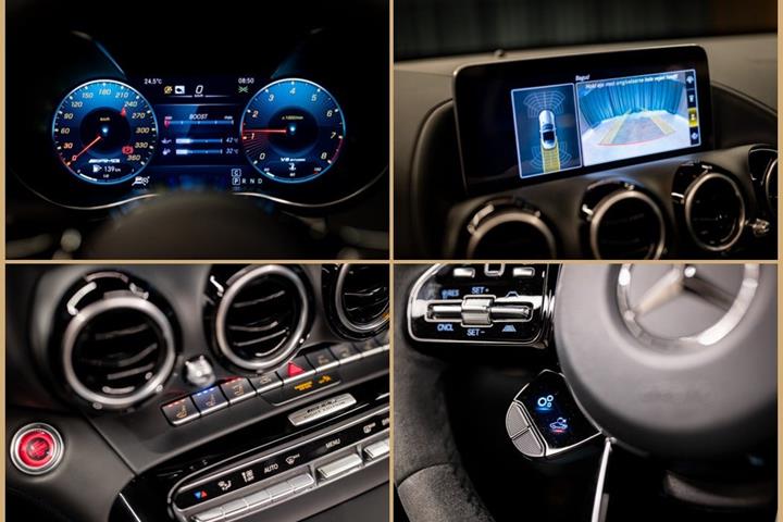 Sort Mercedes AMG GT fra 2021