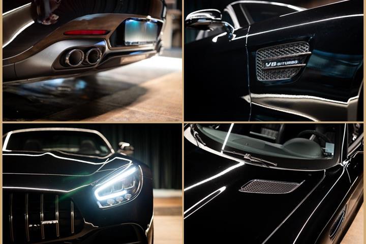 Sort Mercedes AMG GT fra 2021