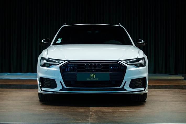 Hvid Audi A6 fra 2021