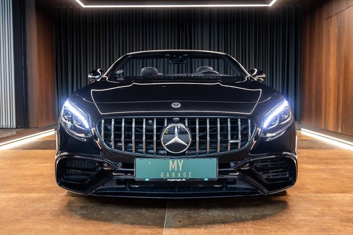 Sort Mercedes S63 fra 2019
