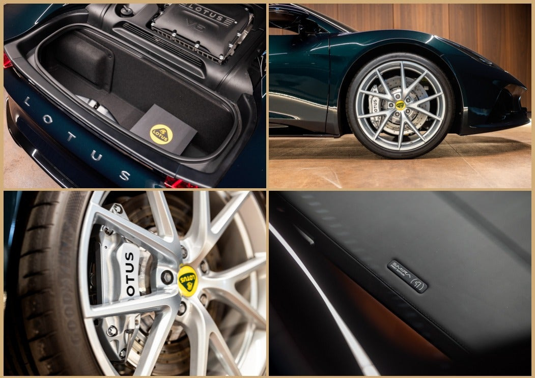 Grøn Lotus Emira fra 2023