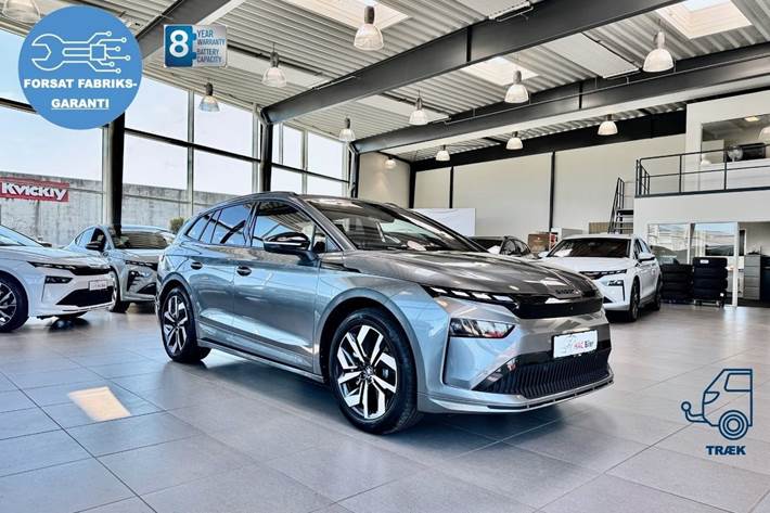 Grå Skoda Enyaq fra 2026