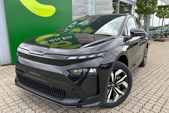 Sort Skoda Enyaq fra 2026