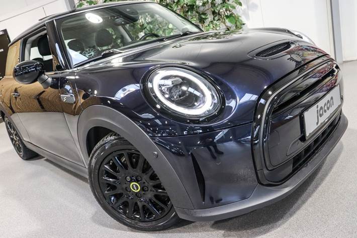 Blå Mini Cooper SE fra 2022