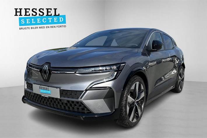 Grå Renault Megane E-Tech fra 2024 set udefra