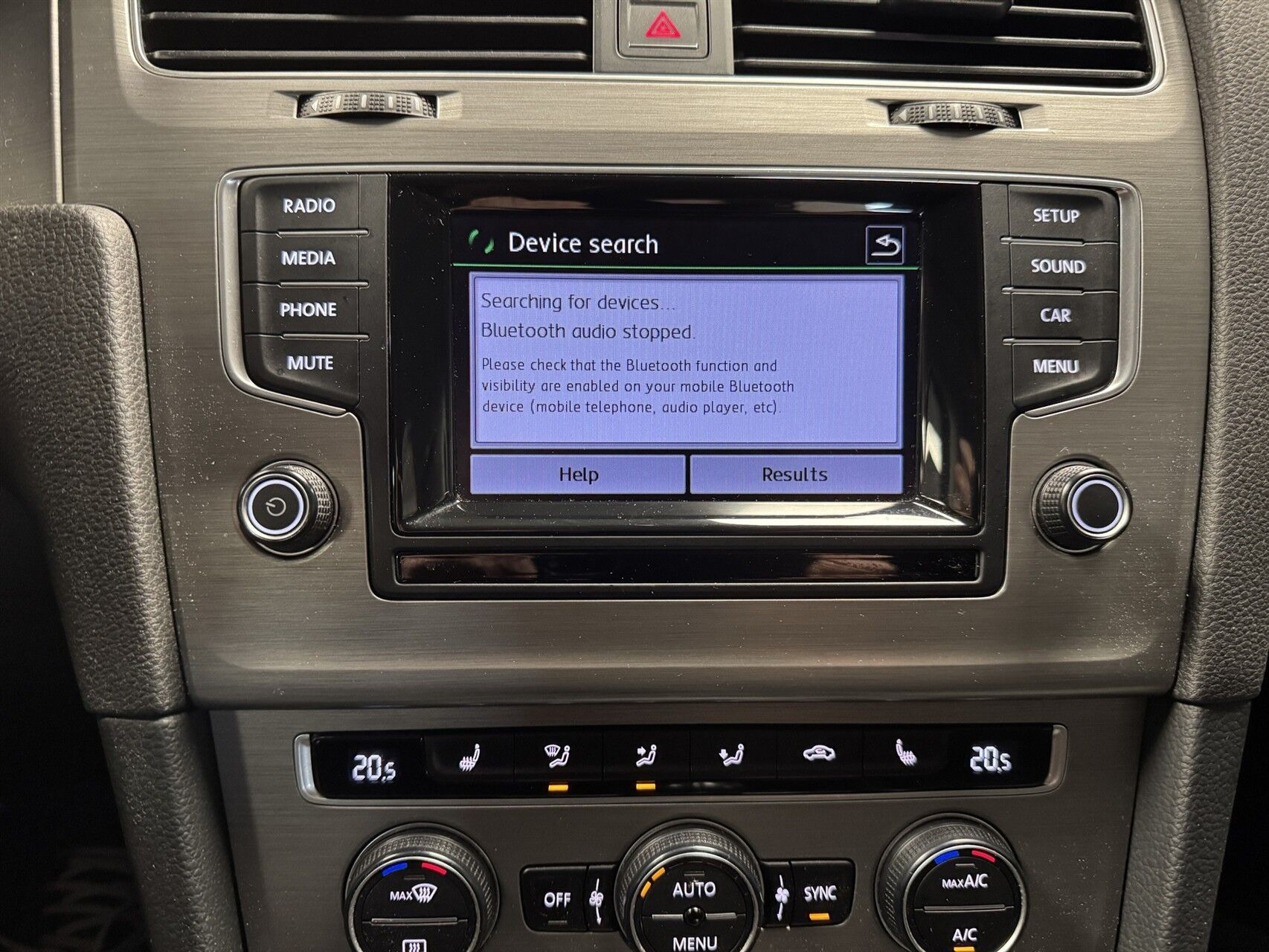 Sort VW Golf fra 2014