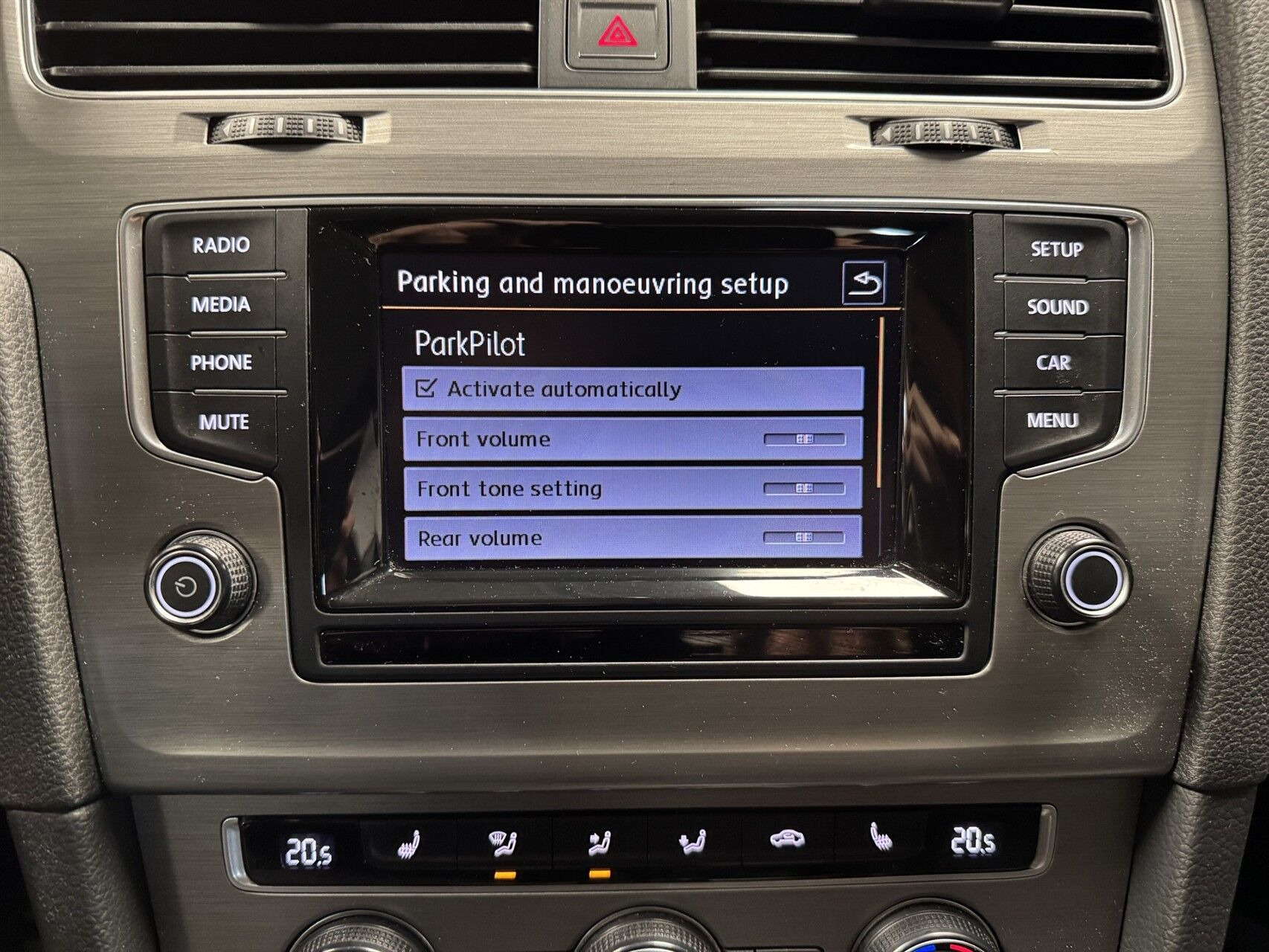 Sort VW Golf fra 2014