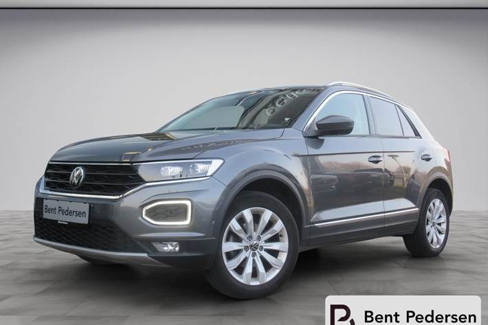 Grå VW T-Roc fra 2021