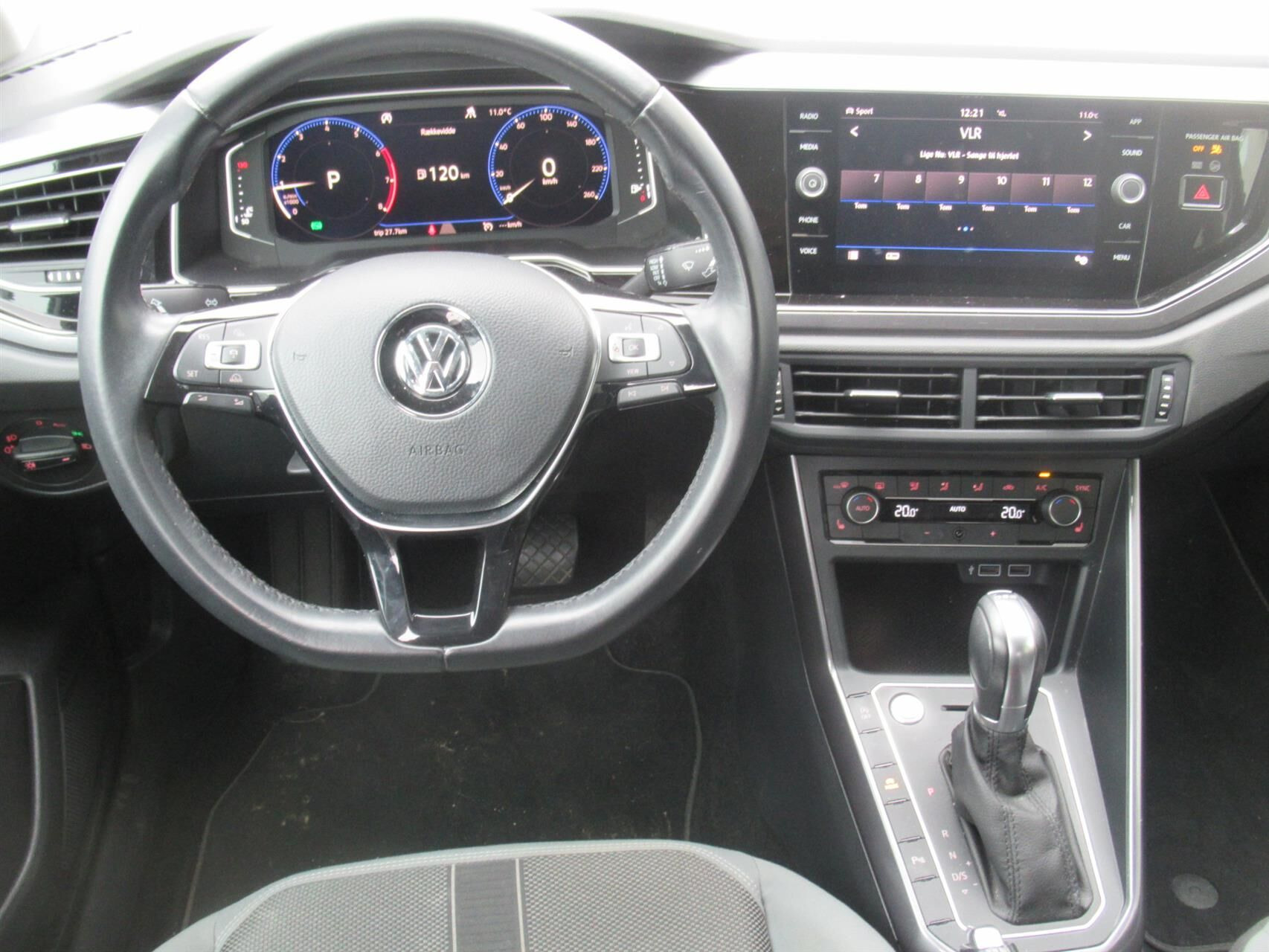 Sort VW Polo fra 2019