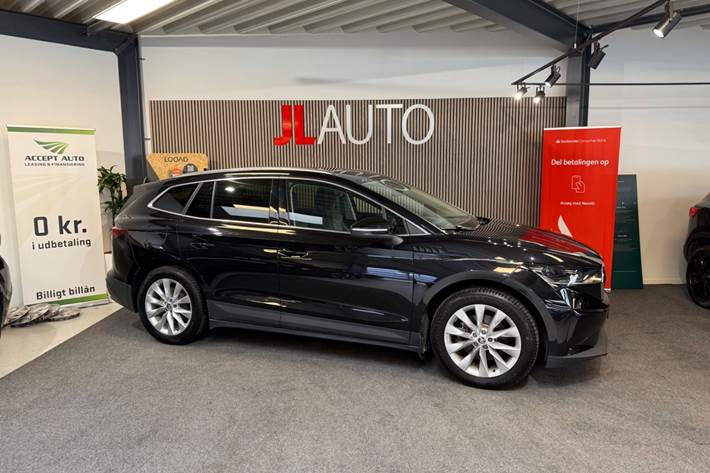 Sort Skoda Enyaq fra 2023