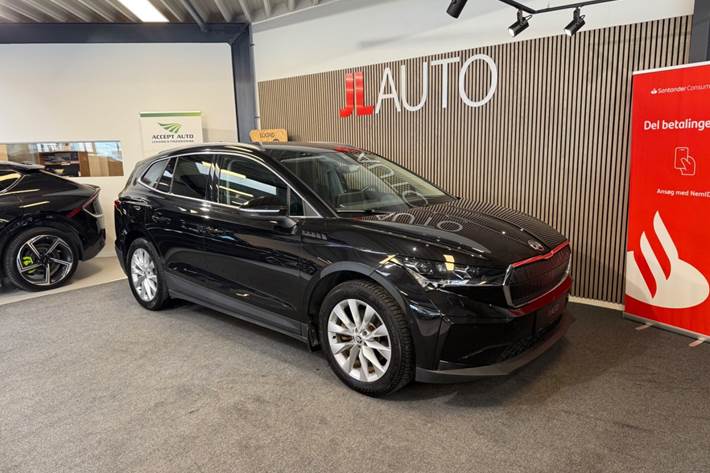 Sort Skoda Enyaq fra 2023