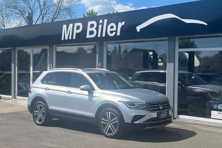 Sølv VW Tiguan fra 2021