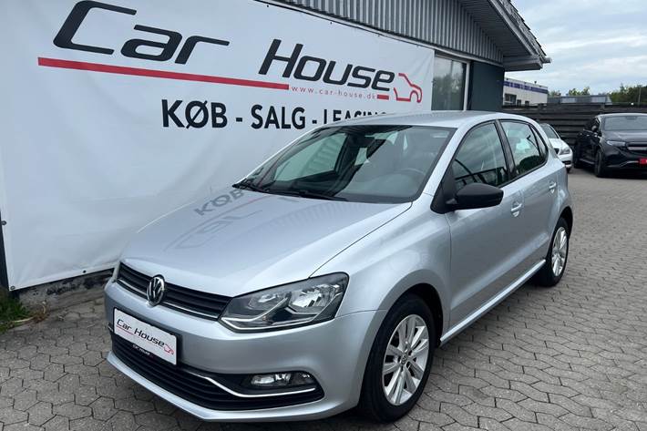 Sølv VW Polo fra 2016