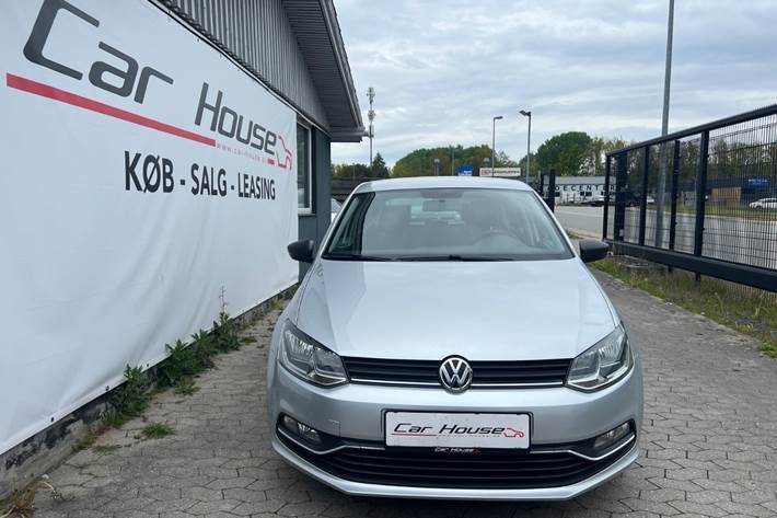 Sølv VW Polo fra 2016