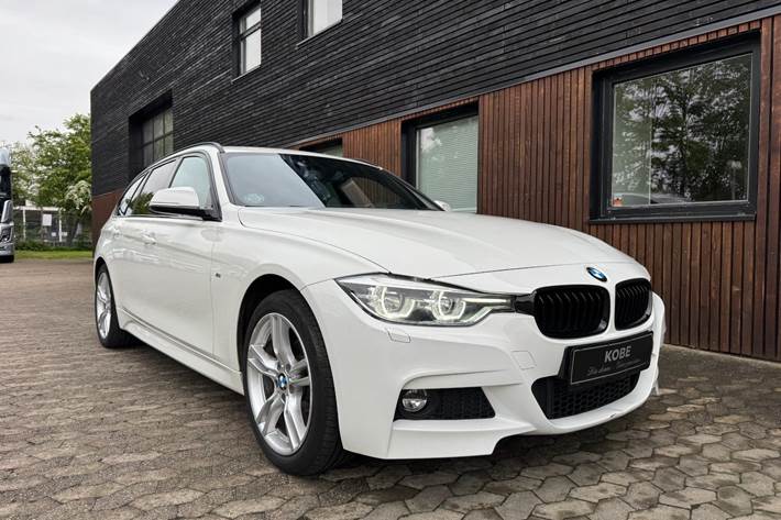 Hvid BMW 320d fra 2019
