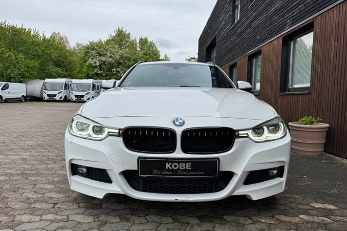 Hvid BMW 320d fra 2019