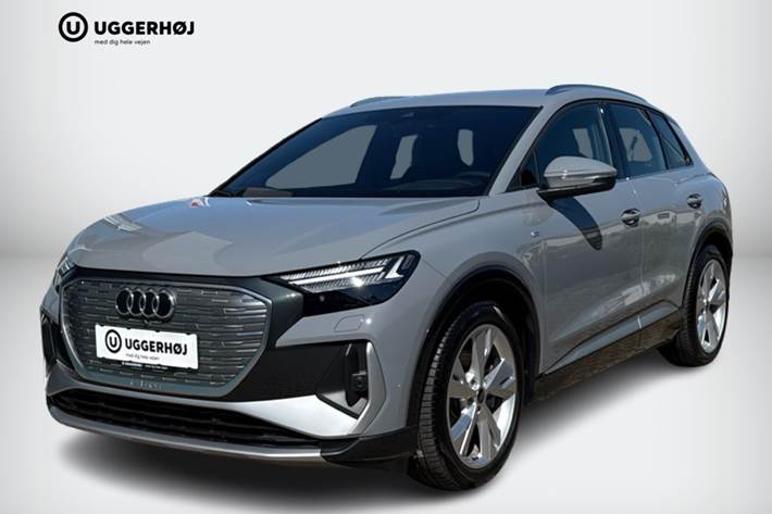 Grå Audi Q4 e-tron fra 2024