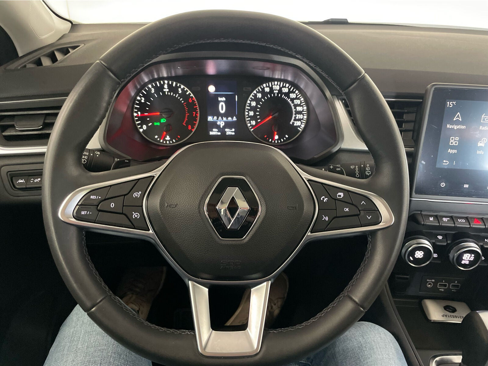 Rød Renault Captur fra 2020