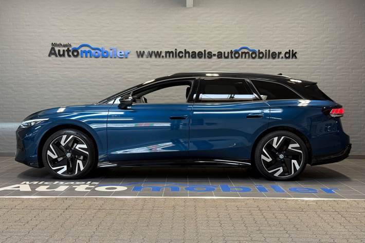 Blå VW ID.7 fra 2025