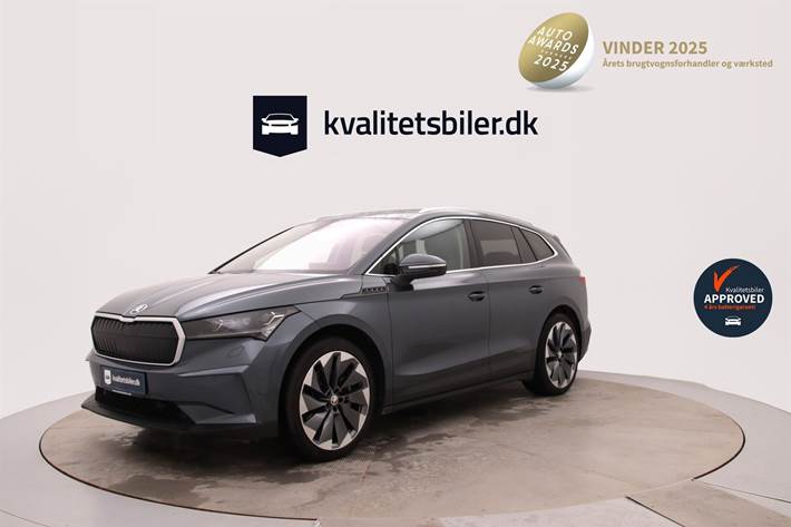 Grå Skoda Enyaq fra 2021