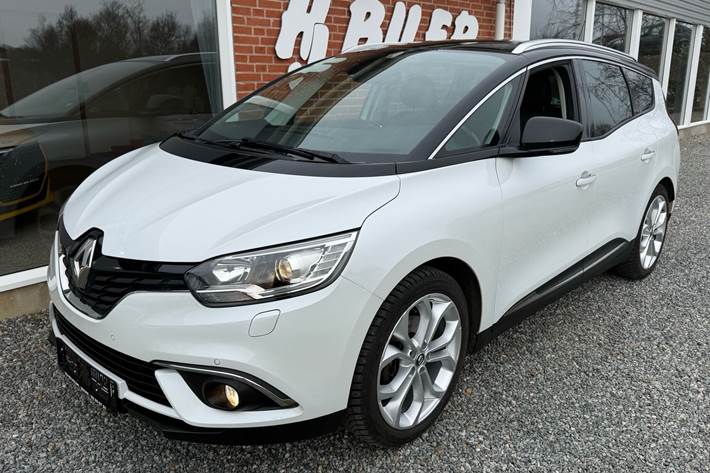 Hvid Renault Grand Scénic fra 2018
