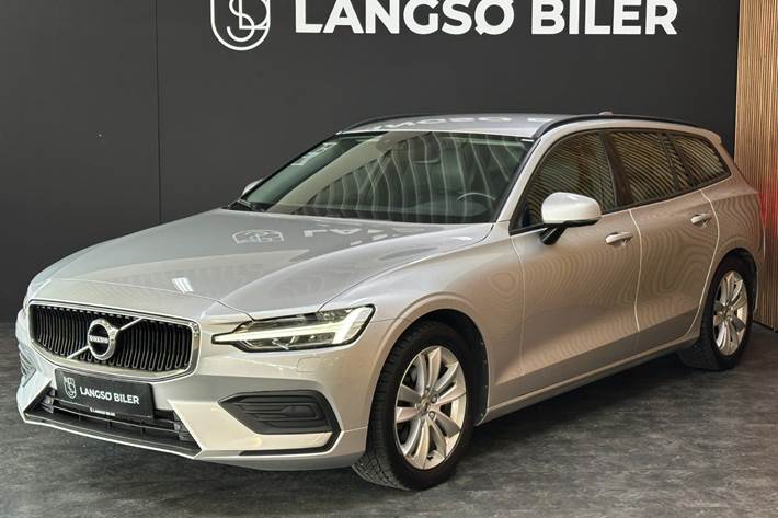 Sølv Volvo V60 fra 2018