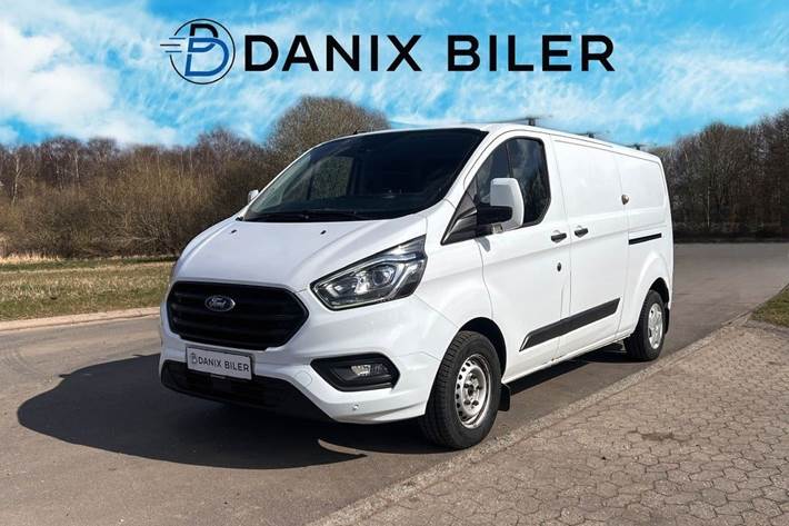Hvid Ford Transit Custom 300 L2 fra 2020