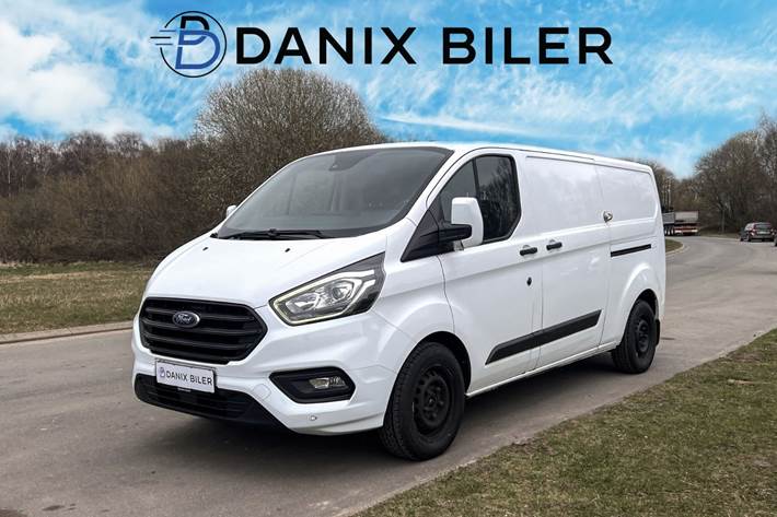 Hvid Ford Transit Custom 300 L2 fra 2019