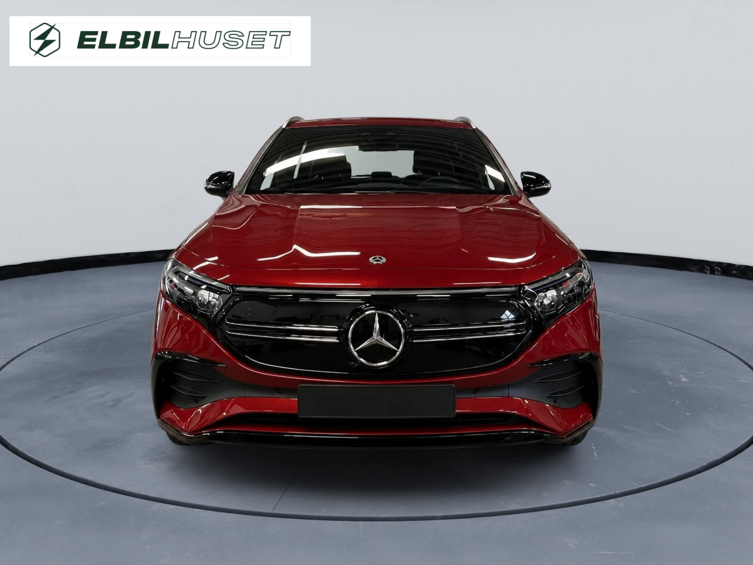 Rød Mercedes EQA250 fra 2023