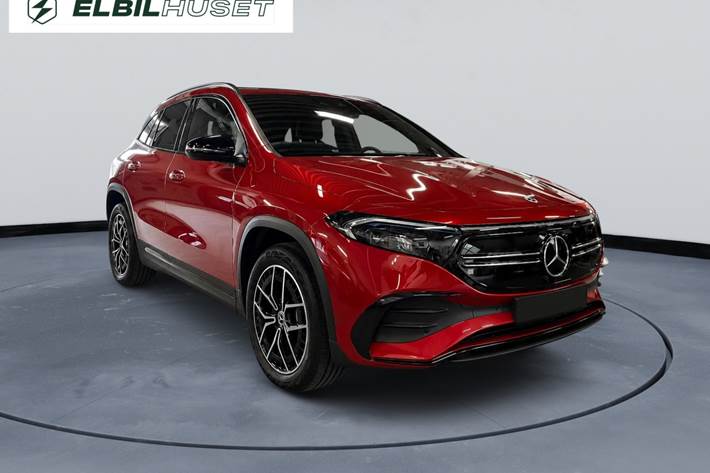 Rød Mercedes EQA250 fra 2023